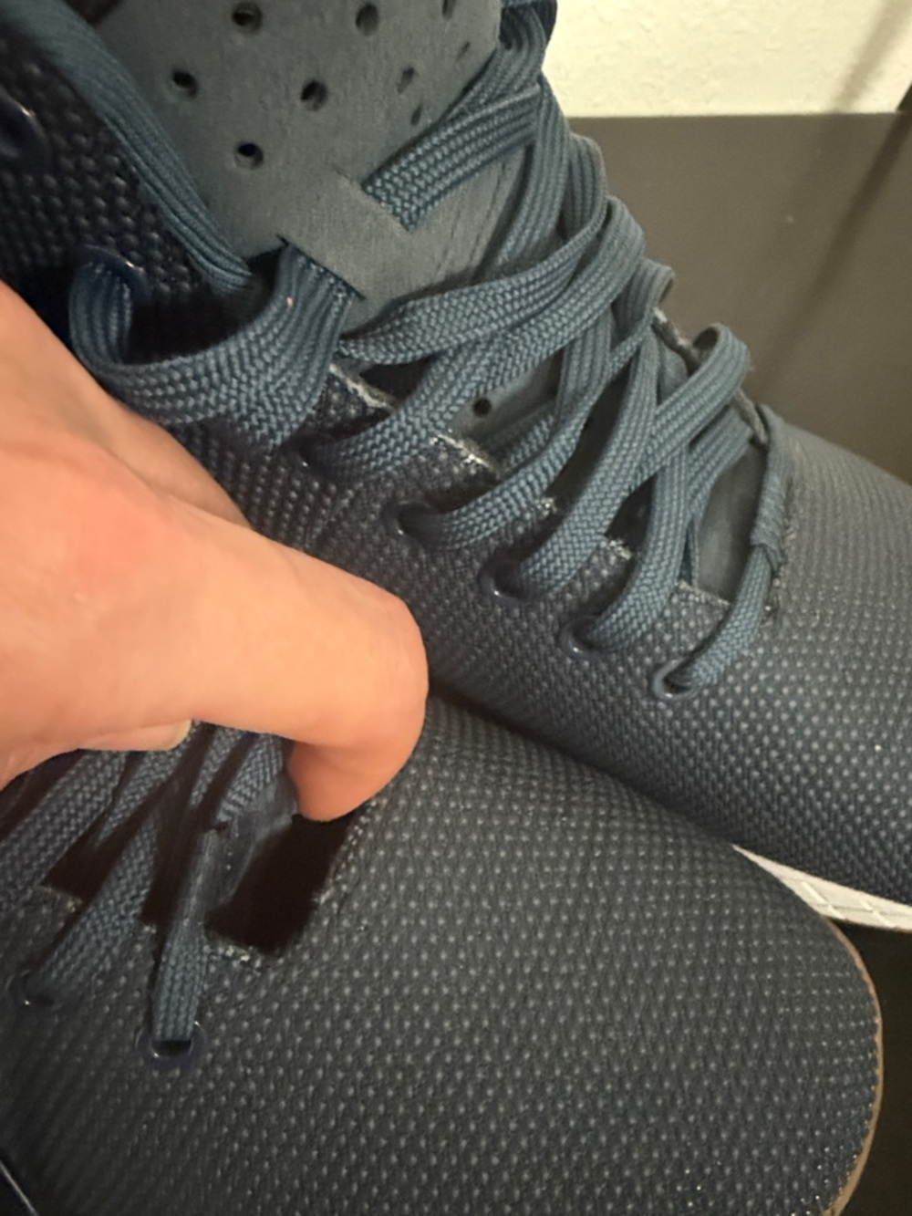 NOBULL Navy High-Top Sneakers with Gum Sole - Picture 5 of 5